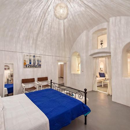 White Cave Private Villa Pyrgos Kallistis Bagian luar foto