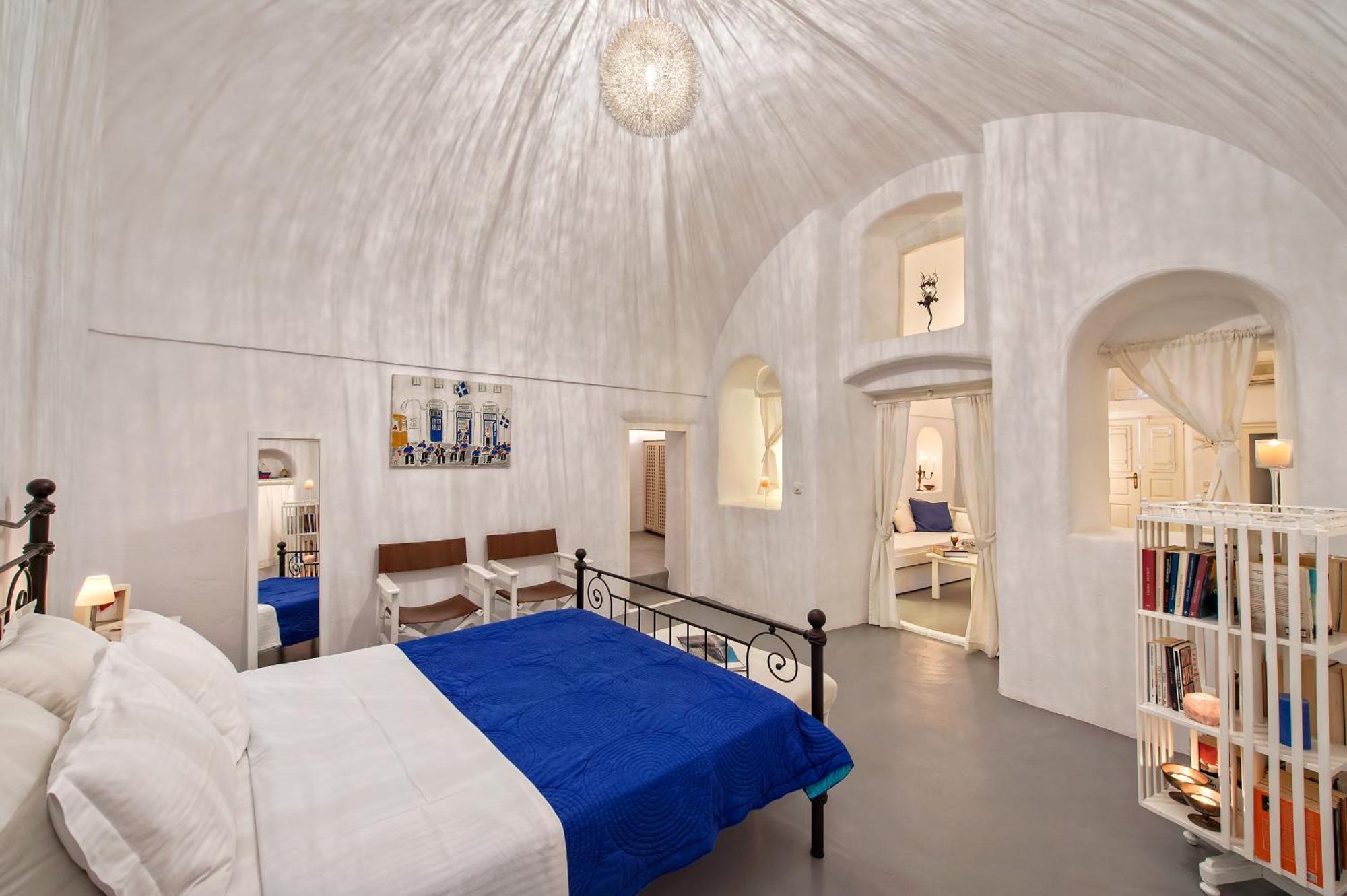 White Cave Private Villa Pyrgos Kallistis Bagian luar foto