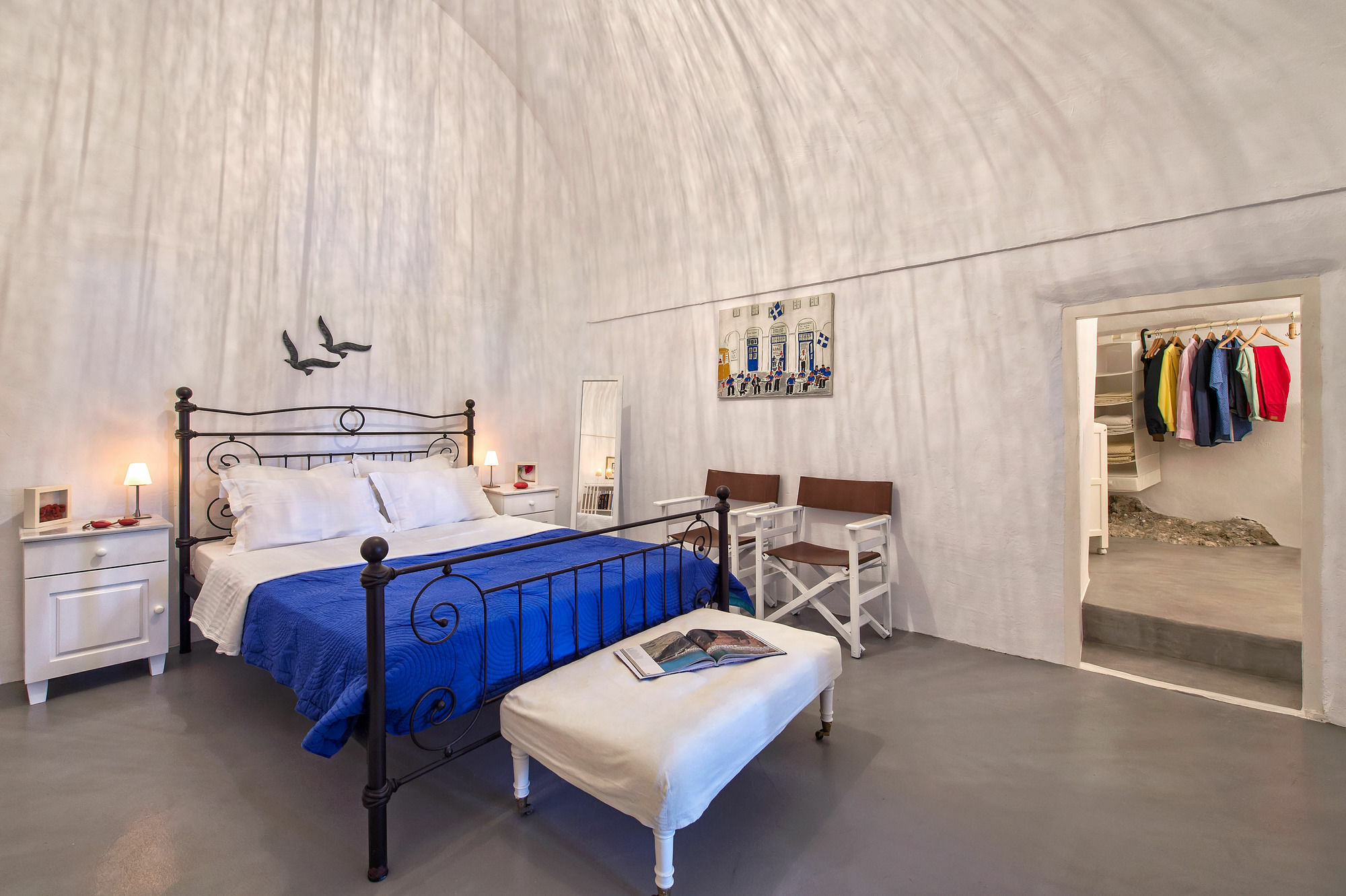 White Cave Private Villa Pyrgos Kallistis Bagian luar foto