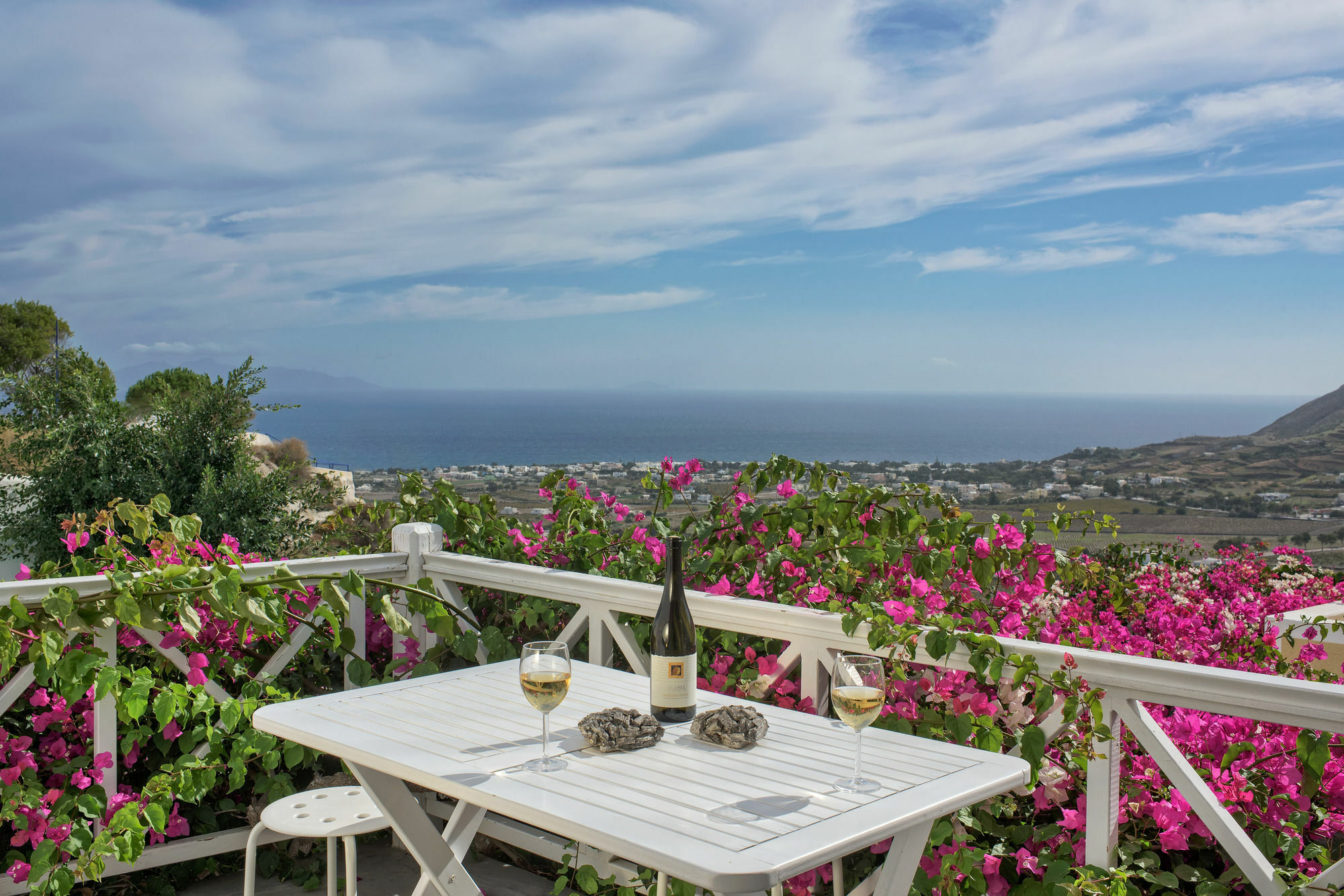 White Cave Private Villa Pyrgos Kallistis Bagian luar foto
