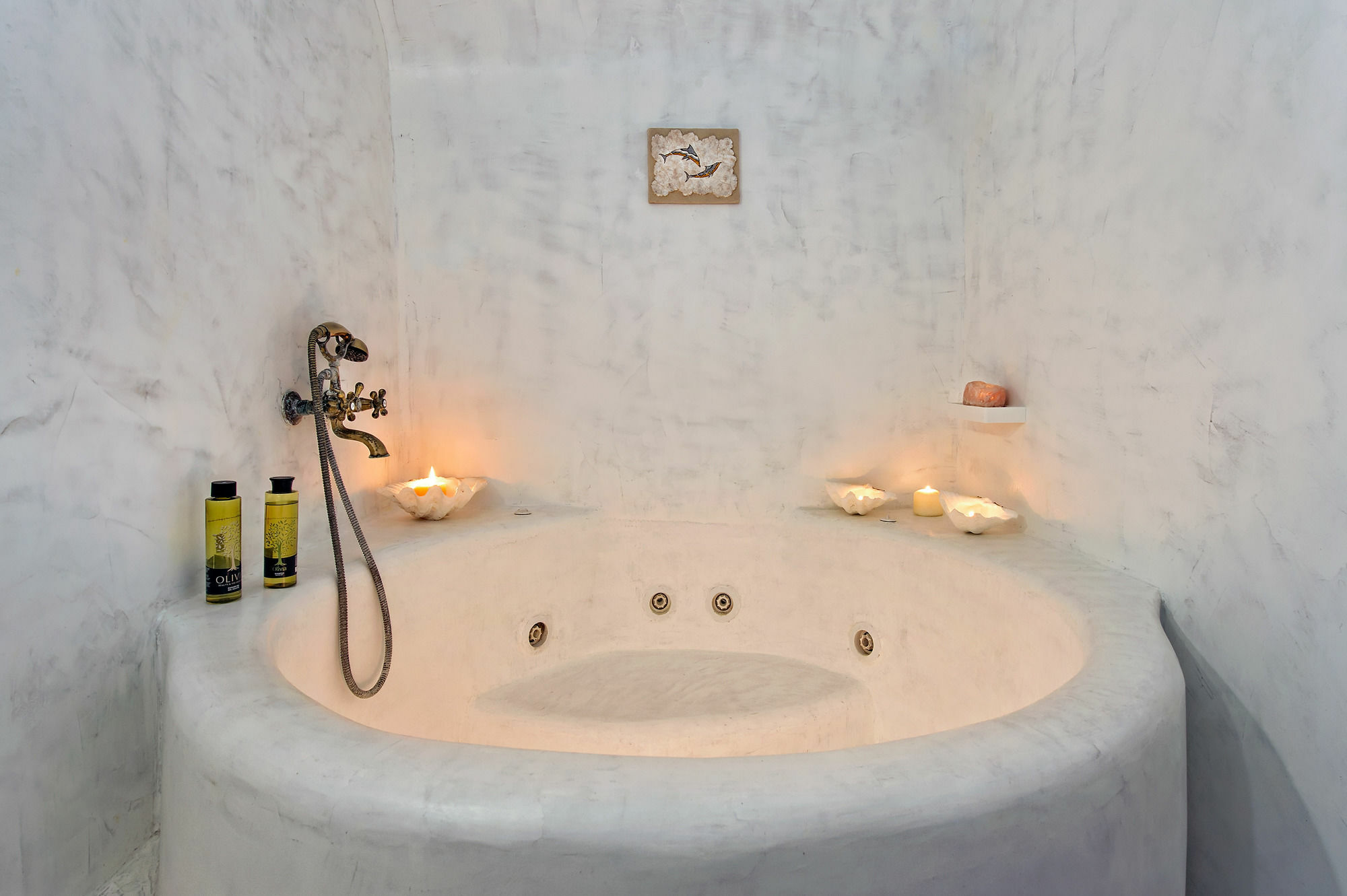 White Cave Private Villa Pyrgos Kallistis Bagian luar foto